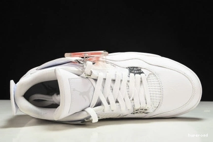 Hyperoad MENS JORDAN RETRO AIR WHITE “PURE 4 MONEY” 1118